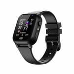 Ny barn 4g smartklocka Sos Gps plats videosamtal Sim-kort för barn Smartwatch kamera vattentät klocka (FW) Black