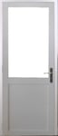 Bloc Porte Atelier Blanc Sans Meneau H204 X L83 Poussant Gauche Cotes Tableau Gd Menuiseries