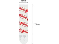 3M Command™ Strips M (L X B) 70 Mm X 16 Mm Hvit Innhold: 10 Stk (17021Fgn)