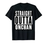 Straight Outta Onchan Funny Isle Of Man Manx T-Shirt