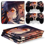 Kit De Autocollants Skin Decal Pour Console De Jeux Ps4 Pro Uncharted 4, T1tn-P4pro-5907