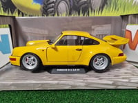 SOL1803401 - PORSCHE 911 (964) Carrera 3.8 RS 1990 jaune - Solido - 1/18