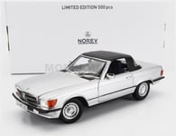 NOREV 183725 Mercedes Benz - Sl - Class 380SL Cabriolet (R107) 1985 - Argent -