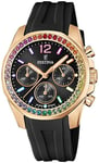 Festina F20611-3 Boyfriend Sort/Gummi Ø38.1 mm