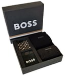 Hugo Boss Socks 2 Pairs Mens & 2 Mobile Phone Card Holders Gift Set Boxed New