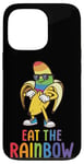 Coque pour iPhone 13 Pro Mange le drapeau arc-en-ciel Funny Banana Lgbtq Gay Pride Mois