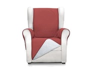 Martina Home Milano Couvre-Fauteuil 1 Place Rouge/Gris