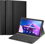 Clavier Pour Lenovo Tab M10 (3Rd Gen) 10.1 Pouces 2022 (Tb328)-[Azerty Français] Housse Fine Multiposition,Bluetooth Sans Fil Clavier Pour Lenovo Tab M10 3Ème Génération 10.1"",Noir