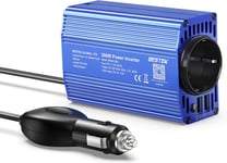 Convertisseur 12V 220V 230V 300W Onduleur De Voiture Avec 1 Ac Prise Et 2 Ports Usb Pour Pad Phone Tablette Voiture Camion Et Plus-Métal Bleu[POR045675]