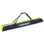 HEAD Sac à Skis Double Skitasche Unisexe-Adulte, Bleu Jaune, 175 cm