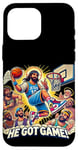 Coque pour iPhone 16 Pro Max Ballin with the Messiah Rejoignez la communauté Jesus Basketball