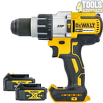 DeWalt DCD996N 18v Brushless Hammer Combi Drill With 2 x DCB182 4Ah Batteries