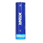 xtar lithium ion 3600 mah akku, jossa on suojaus