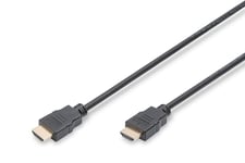 DIGITUS Câble HDMI - Full-HD - 5m - Ethernet, Arc, CEC, 3D, Dolby - Convient pour Les Consoles de Jeu