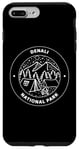 Coque pour iPhone 7 Plus/8 Plus Parc national de Denali Camp Mountain Fire Tree Moon Star