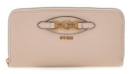 GUESS Malva SLG Grand Sac à Main zippé pour Femme Amande, Amande, One Size, Malva SLG Grande Fermeture Éclair