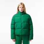 Lacoste Doudoune courte déperlante compressible Taille 34 Vert