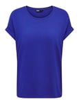 ONLY ONLMOSTER S/S O-Neck Top Noos JRS T-Shirt, Bleu (Surf The Web Surf The Web), 40 (Taille Fabricant: Large) Femme