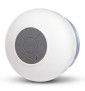 Enceinte Waterproof Bluetooth pour "GOOGLE Pixel 6" Smartphone Ventouse Haut-Parleur Micro Douche Petite - BLANC