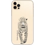 Coque Iphone 13 leopard noir jungle personnalisee