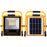 Solaire led Floodlight 100W 6500K Panneau: 6V/12W Battery: 3.2V/18000MaH Remote Control [HO-SolaireFL-100W-05]