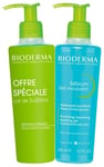 2 X Bioderma Sebium Purifying Cleansing Foaming Gel 200ml-(Gel Moussant)