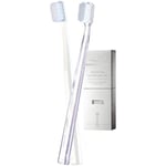 Swiss Smile Care Dental care Whitening Tooth Brush Set Two whitening toothbrushes medium soft transparent & white