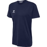 Hummel T-skjorte Hmlgo 2.0 - Navy, størrelse Medium