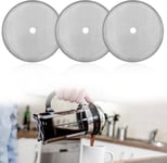 3pcs 4in Cafetiere Filter Mesh 8 Cup French Press Replacement Screen... 