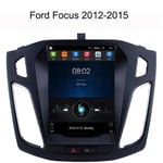 GPS Navi Navigation DVD Playe Double Din, avec Stereo Radio Bluetooth Musique WiFi 4 g Appareil de Navigation - pour Ford Focus 2012-2015 9 Pouces écran