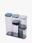 Joseph Joseph Editions Podium Airtight Storage Container Set & Stand, 5 Piece, Sky