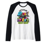 Bingo Player Cat Lover Lets Play Bingo Right Meow Gambling Raglan Baseball Tee