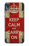 Keep Calm and Carry On Case Cover For Motorola Moto E6, Moto E (6th Gen)