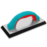 TOTAL - Rubber Trowel for Joints | 230 x 100 mm | Ideal for Spreading Grout and Grout Tiles | Masonry Tool | Bi-Material Arch Handle