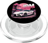 Love JDM Race Girl Racer Car Sakura Rose Cerisier Fleur PopSockets PopGrip pour MagSafe