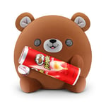 Snackles Super Sized 35 cm, Bear (Pringles), by ZURU Cuddly Squishy Comfort 35 cm Plush with License Snack Brand Accessory (Bear)