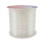 Hobby and Crafting Fun Elastisk Smyckestråd 0,5 mm - Transparent 100 m