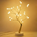 LED-trädlampor Varmvit USB Bonsai-trädlampa Justerbara grenar Batteridriven Dekorativt träd Belysning Litet trädlampor(36 Lamp Beads)