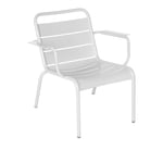 Fermob - Luxembourg Lounge Armchair - Cotton White - Utomhusfåtöljer - Frédéric Sofia - Metall