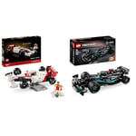 LEGO Icons McLaren MP4/4 et Ayrton Senna, Set de Construction pour Adultes, avec Une Minifigurine & Technic Mercedes-AMG F1 W14 E Performance Voiture de Course Jouet pour Enfants