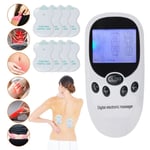 Muscle Stimulator Tens Machine Therapy Pads Massager Pulse Electrical Massager