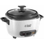 Cuiseur à riz - RUSSELL HOBBS - 27040-56 - 500 W - 3,3 L - 200 programmes - 14 portions - Blanc