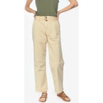 Pantalon Le Temps des Cerises  Pantalon chino taille haute serena beige