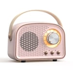 Mini Radio Bluetooth-högtalare ROSA Rosa