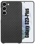 CaseBorne Thinborne Compatible with Samsung Galaxy S23+Plus 5G Case - [Extremely Thin Aramid Fiber Cover], Minimalist Style with Carbon Fiber Textures