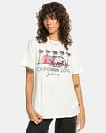 BILLABONG Femme California Love T shirt, Salt Crystal, XS EU