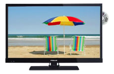 TV LED 22"  Riks-Tv, Satellitt, DVD, WiFi 12 V