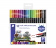 Staedtler STAEDTLER Marker Twin-Tip perm 3,0/0,5mm (18) 3187 TB18