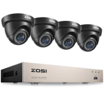 ZOSI CCTV Camera Full HD 1080P 8CH DVR Recorder Home Security System Kit Outdoor