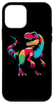 Coque pour iPhone 12 mini Pop Art T-Rex Dinosaure Tyrannosaurus Rex